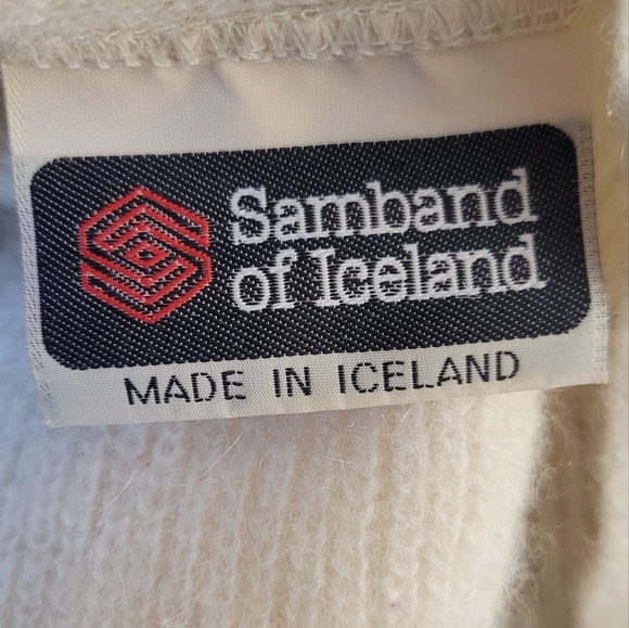 Samband Of Iceland Vintage Wool Sweater Vest Size XL - Picture 3 of 7